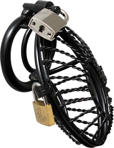 Bondage Play - Chasity Cage - Peniskooi - Cock - Kuisheidskooi voor Mannen - Metaal Met Slot
