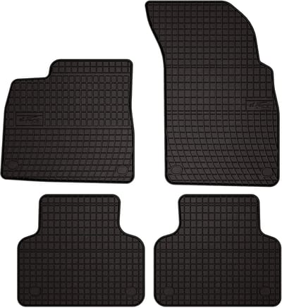 Wielganizator SolidPRO Serie - Rubberen Automatten - Audi Q7 II SUV (2016-) - Zwart - Perfecte Pasvorm