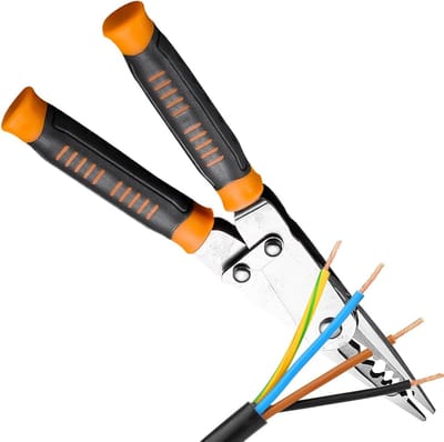 Elektrische Draadstripper - Kniptang Stripper - Draad Werk - 2-in-1 Functie - 20.8 cm - Zwart