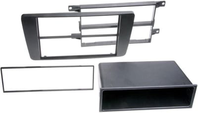 Radiopaneel Met Vak - Montageframe Auto - Radio Installatie - Inclusief Opbergruimte - 1-DIN - Zwart