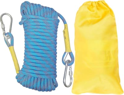 Klimtouw - Hulpkabel - Veilig werken - Hoge treksterkte - 8mm x 5m - Blauw
