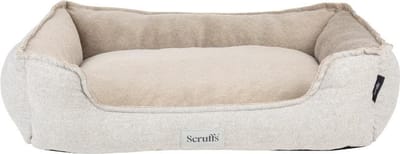 Scruffs Harvard Box Bed - Orthopedische Hondenmand - Memory Foam - XXL - Pearl Grey - 110 x 85 cm