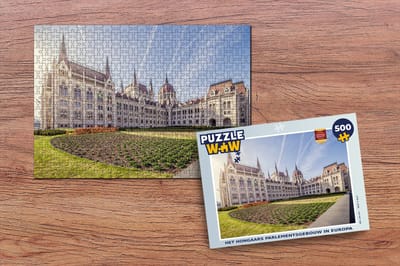 Puzzel Het Hongaars parlementsgebouw in Europa - Legpuzzel - Puzzel 500 stukjes