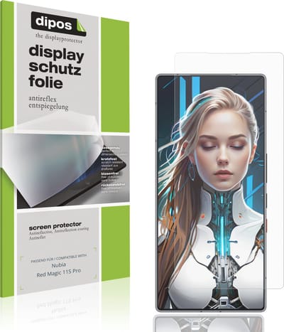 dipos – 4x Matte Beschermfolie geschikt voor Nubia Red Magic 11S Pro | Krasbestendige & antireflecterende Screenprotector Ultra-Thin