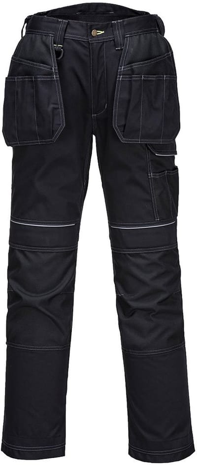 Portwest PW3 Werkbroek met holsterzakken T602 - Zwart - 33