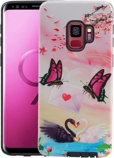 Vlinder Design Hardcase Backcover - Hoesje Geschikt voor Samsung Galaxy S9
