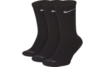 Nike Everyday Plus Schokdempende Crew Sokken 6 Paar Zwart SX6897-010 L black