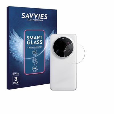 3 Stuks Savvies Screenprotector - geschikt voor Xiaomi 15 Ultra (ALLEEN Camera Lens) - beschermfolie glas transparant