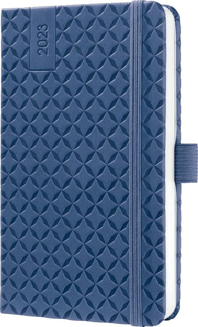 Sigel Jolie Flair - agenda 2023 - weekagenda -  A6 - 4-talig - indigo blue - hardcover. SI-J3100