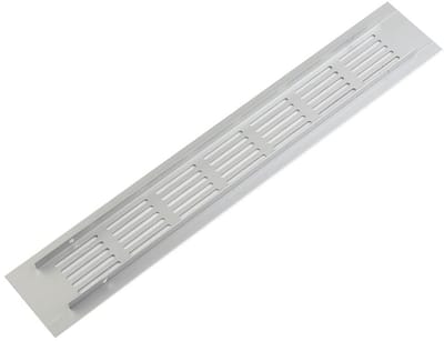 Dailygoods- Ventilatierooster Zilver - Aluminiumlegering - Corrosiebestendig - Waterdicht - Eenvoudig te installeren - 50x150mm/50x200mm - Luchtrooster