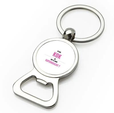 Akyol - ik ben kok wat is jouw superkracht? flesopener - Kok - iemand die goed kan koken - mensen die kok zijn - kook liefhebbers - verjaardagscadeau - verjaardag - cadeau - kado - geschenk - gift - 9 bij 3 cm