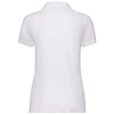 Fruit of the Loom Dames/Dames Pique Lady Fit T-shirt (Wit)