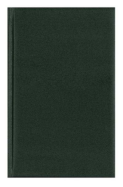 Brepols bureau agenda 2026 - SATURNUS - Zonder jaartal bedrukking op omslag - Bureau agenda - 1 dag op 1 pagina - Dagoverzicht - Groen - 13 x 20.8 cm