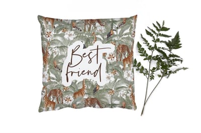 Sierkussens - Kussentjes Woonkamer - 50x50 cm - Quotes- Best friend - Vrienden - Spreuken - BFF