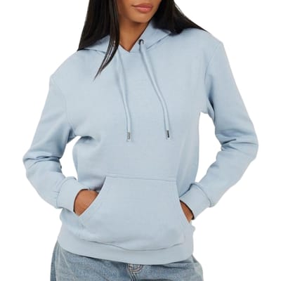 Brave Soul Dames/Dames Trekkoordhoodie (Lichtblauw)