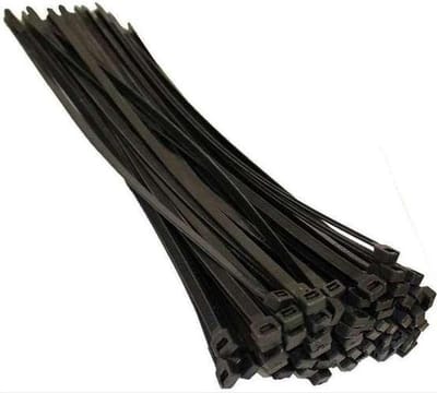 *** 100 stuks Lange Kabelbinders 3.6mm x 200 mm - Zwart - Tiewraps - Binders Tiewrap - van Heble® ***