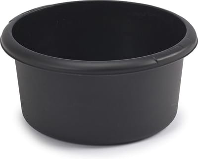 Whitefurze Afwasteil/afwasbak - 4 liter - zwart - 27 x 27 x 13 cm