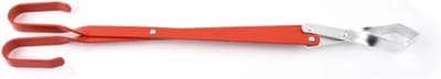 Vuurtang - Houttang Grilltang - Open Haard Gebruik - Gehard RVS - 50.8 cm - Zwart