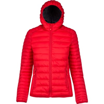 Kariban Ladies' lightweight hooded padded jacket K6111 - Red - L