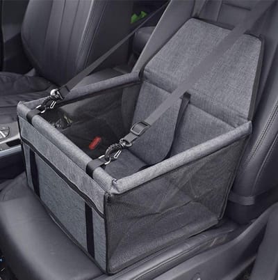 Hondenautostoel - Hondenzitje Auto - Veilig Reizen - Ademend Wasbaar - Tot 6 kg - Zwart