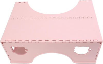 Toiletkruk - Hurkstoel Kruk - Ontlasting Verbeteren - Opvouwbaar Ontwerp - 45 x 33 cm - Roze