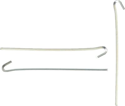 25x grondpennen/tentharingen metaal met open oog 23 cm - Rotspennen - Spijkerharing