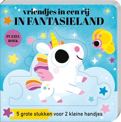 Puzzelboek In een rij - In fantasieland