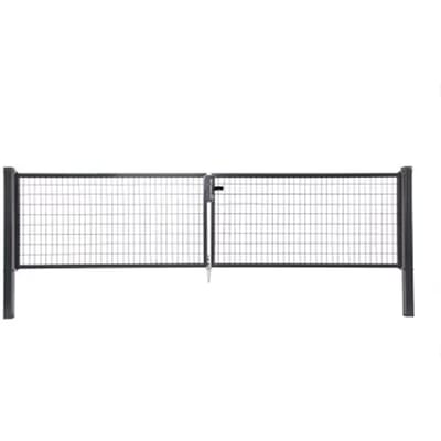 Giardino Dubbele Poort Napoli H 100 X L 2x200cm Antraciet