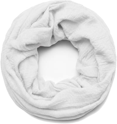 Dailygoods - Lichtgewicht snood sjaal voor dames en heren - Gekreukt design