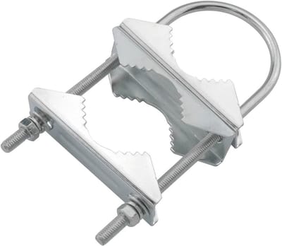 U-vormige Montagebeugel voor Antennes - Dubbele Antenne Mast Clamp