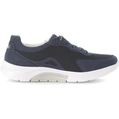 Gabor rollingsoft sensitive 66.923.26 - dames rollende wandelsneaker - Blauw - maat 35 (EU) 2.5 (UK)