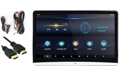 Hoofdsteun Monitor - Autoscherm Video - Films Kijken Auto - HD IPS Touchscreen - 12 Inch - Zwart