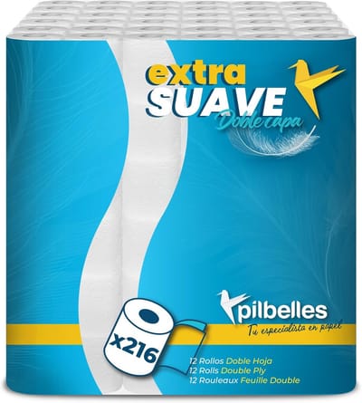 Extreem Zacht Dubbellaags Toiletpapier - Voordeelverpakking 216 Rollen