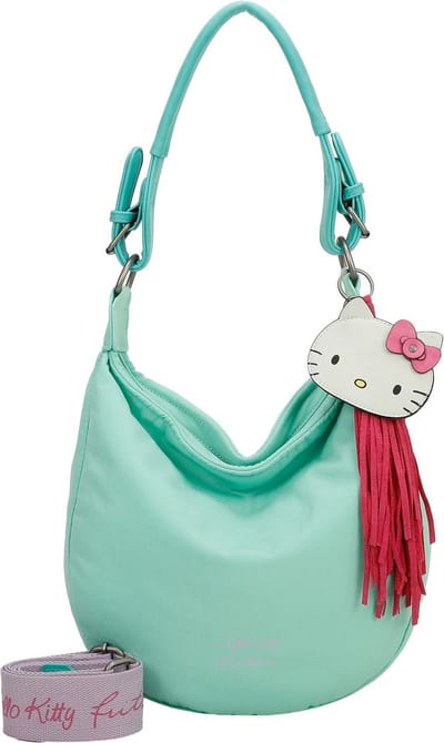 Fritzi aus Preußen Schoudertas Sky Hobo Bag Pool Turquoise