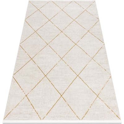 Kleden Rugsx Modern tapijt DUKE 51245 crème / goud 80x150 cm