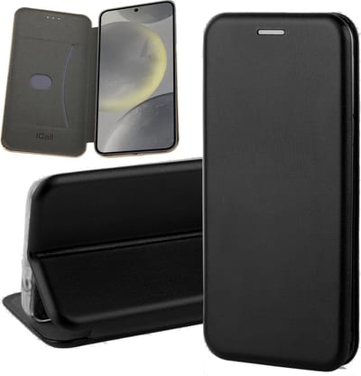 Hoesje geschikt voor Samsung Galaxy S24 - Wallet Book Case Zwart