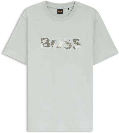 HUGO BOSS Orange T-shirt Te_Insignia Silver (50556009 - 043)