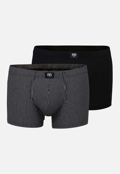 CECEBA Spirit 2-pack Heren Boxer - Modal- Zwart
