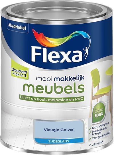 Flexa - Mooi Makkelijk Meubels Zijdeglans - Vleugje Golven - Mengverf - 750 Ml