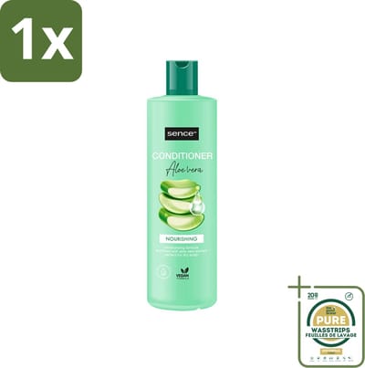 1 x Sence - Aloë Vera - Shampoo - Verzachtend - 400 ml- Aloë Vera Shampoo - Verzachtend Shampoo - Droog Haar Shampoo - Beschadigd Haar Shampoo - Gezond Haar