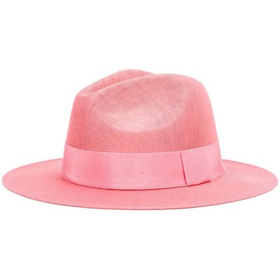 Chapeau Homme Chapeau Panama Chapeau d'Été Français à Large Bord Chapeau Panama Britannique Rétro Chapeau de Soleil d'Extérieur pour Voyage Plage Sombrero Hombre 56-58cm pink