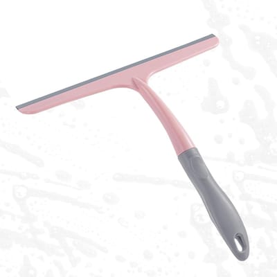 Glasschraper - Reinigingsgereedschap - Streeploos Reinigen - Ergonomische Grip - 24.5 cm Kop - Roze