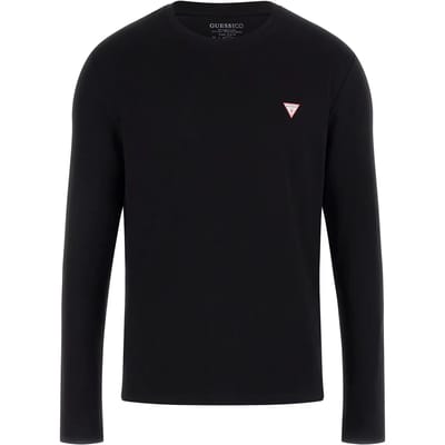 T-shirt met lange mouwen en ronde hals Guess Core