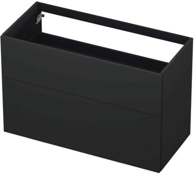 INK - Onderkast 2 Laden Push To Open 65cm Gelakt - 1000x450x650 Mm - Mat Antraciet
