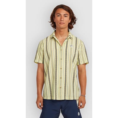 O´neill O´riginals Jacquard Overhemd Met Korte Mouwen Geel 2XL Man