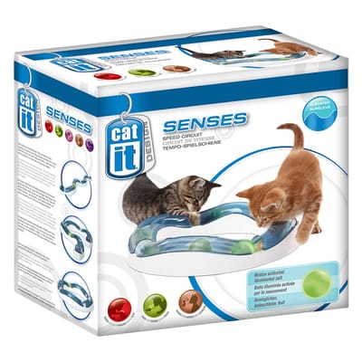 Cat it Senses kattenspeelgoed Speed Curcuit - Wit - 24 x 12,5 x 24cm