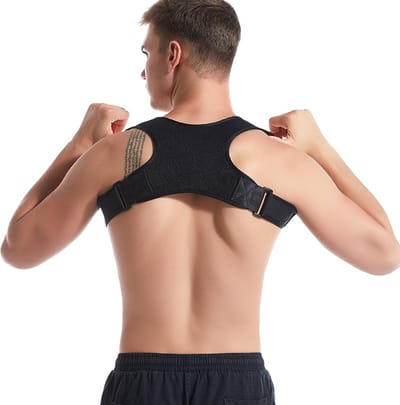 Padisport - postuur corrector - one size - rug corrector - houding correctie - rug brace houding - verstelbaar - ademend materiaal
