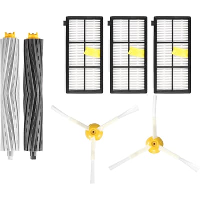 Elektrische Reiniger Filters Borstels Gereedschap Vervangingskit voor Roomba 800/870/880/960/980 Serie black