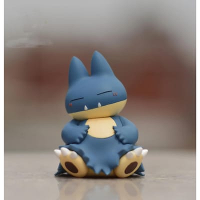 Pokemon Schattige Psyduck Snorlax Gonbe Actiefiguur Cartoon Spel Collectie Kerst PVC Poppen Model Speelgoed Verjaardagscadeaus with box gray