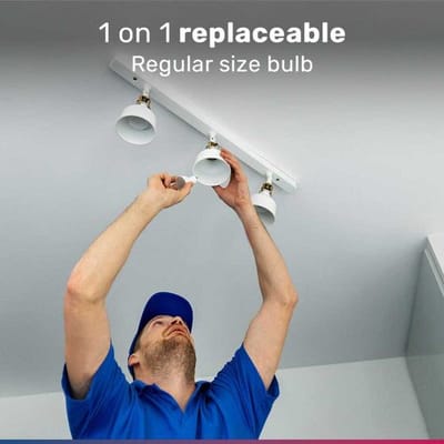 3x Hoftronic Smart - GU10 smart lamp - LED - Besturing via app - WiFi Bluetooth - Dimbaar - Slimme verlichting - 38° - 5.5 Watt - 345 lumen - 230V - 2700-6000K - RGBWW - 16.5 miljoen kleuren - Smart spotje - CCompatibel met alle smart assistenten